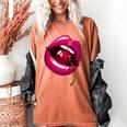 Rainbow Lips With a Cherry In The Mouth 80s Nostalgia Premium Tri-Blend Women's Comfort Colors T-Shirt Yam Rainbow Lips With a Cherry In The Mouth 80s Nostalgia Premium Tri-Blend Women's Comfort Colors T-Shirt Yam