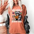 Well Read & Slightly Feral Raccoon Book Lover Graphic Women's Comfort Colors T-Shirt Yam