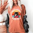 Read Books Drink Coffee Fight Evil Cat Premium Women's Comfort Colors T-Shirt Yam