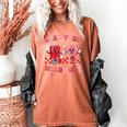 Read Your Heart Out Valentine Teacher Book Lover Women's Comfort Colors T-Shirt Yam