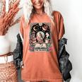 The Reader Tarot Card Shirt Bird Book Lover Bookworm Women's Comfort Colors T-Shirt Yam The Reader Tarot Card Shirt Bird Book Lover Bookworm Women's Comfort Colors T-Shirt Yam