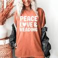 Reading I Love Books And Reading Women's Comfort Colors T-Shirt Yam