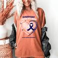 Remembrance Loving Memory Shirts Mom Colon Cancer Awareness Women's Comfort Colors T-Shirt Yam