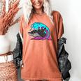 Retro 80s Shark Whale Diving Nostalgia Shark Party Women's Comfort Colors T-Shirt Yam