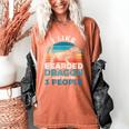 Retro Bearded Dragon Introvert For Lizard Lovers Women's Comfort Colors T-Shirt Yam