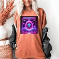 Retro Nostalgia Vaporwave- Error 404 Women's Comfort Colors T-Shirt Yam