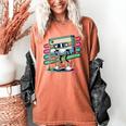 Retro Old Cassette Tape Cartoon With Walker Nostalgia Women's Comfort Colors T-Shirt Yam