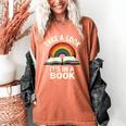 Retro Rainbow Take A Look It's In A Book Reading Women's Comfort Colors T-Shirt Yam Retro Rainbow Take A Look It's In A Book Reading Women's Comfort Colors T-Shirt Yam