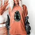 Salem Witch Book Club Cat Reading Witchy Halloween Men Women's Comfort Colors T-Shirt Yam