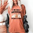 Sarcasm Cat Sarcastic Introvert Antisocial Cat Lover Women's Comfort Colors T-Shirt Yam
