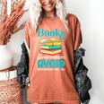 Sarcastic Books Anti Social Introvert Book Conversation Women's Comfort Colors T-Shirt Yam