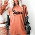 That Says Senior Cursive Script Graduation Women's Comfort Colors T-Shirt Yam