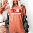 Senior 2018 Valedictorian School Colors Graduation Women's Comfort Colors T-Shirt Yam