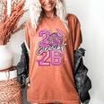 Senior 2026 Graduation Girls Coquette Pink Bow Class Of 2026 Premium Women's Comfort Colors T-Shirt Yam