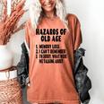 Senior Citizen Memory Loss Joke Hazards Of Old Age Women's Comfort Colors T-Shirt Yam Senior Citizen Memory Loss Joke Hazards Of Old Age Women's Comfort Colors T-Shirt Yam