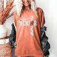 Senior Class Of 2024 Football Graduation Party Favors 2024 Women's Comfort Colors T-Shirt Yam