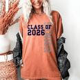 Senior Class Of 2026 Graduation Year High School & College Women's Comfort Colors T-Shirt Yam
