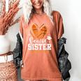 Senior Sister Class Of 2026 Basketball Graduation Heart Women's Comfort Colors T-Shirt Yam