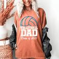 Senior Volleyball Dad Class Of 2025 Graduation Graduate Women's Comfort Colors T-Shirt Yam