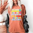 So Long 4th Grade Here I Come Graduation 5th Grade Kids Tee Premium Women's Comfort Colors T-Shirt Yam