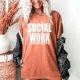Social Work Graduate TShirt College Graduation Women's Comfort Colors T-Shirt Yam