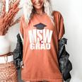 Social Work MSW Graduation Masters Degree Worker 2020 Women's Comfort Colors T-Shirt Yam