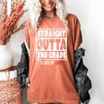Straight Outta 2nd Grade Class Of 2028 Shirt Graduation Women's Comfort Colors T-Shirt Yam