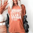 Straight Outta 6th Grade Class Of 2018 Graduation Shirt Women's Comfort Colors T-Shirt Yam