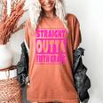 Straight Outta Fifth Grade Graduation Class Women's Comfort Colors T-Shirt Yam