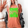 Straight Outta Fourth Grade Graduation Class Women's Comfort Colors T-Shirt Yam