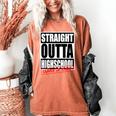 Straight Outta High School Class Of 2023 Graduation Women's Comfort Colors T-Shirt Yam