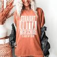 STRAIGHT OUTTA HIGH SCHOOL Senior 2019 Graduation Women's Comfort Colors T-Shirt Yam