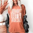 Straight Outta Nursing School Great Graduation Shirt Women's Comfort Colors T-Shirt Yam