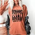 Straight Outta Sixth Grade Class Of 2019 Graduation Women's Comfort Colors T-Shirt Yam