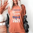 I Survived 5th Grade Class Of 2021 Quarantined Graduation 2 Women's Comfort Colors T-Shirt Yam