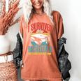 I Survived My Bachelor's Degree Party Bachelor Graduation Women's Comfort Colors T-Shirt Yam