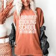 I Survived Cooking School Class Of 2018 Graduation Women's Comfort Colors T-Shirt Yam