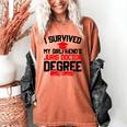 I Survived My Girlfriend's Juris Doctor Degree Graduation Women's Comfort Colors T-Shirt Yam