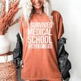 I Survived Medical School Class Of 2018 Graduation Shirt Women's Comfort Colors T-Shirt Yam