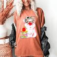 Teacher Pig Cute Farm Animal Book Lover School Student For Men Women Kids Women's Comfort Colors T-Shirt Yam