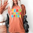 Team Second Grade Shirt 2nd Grade Back To School Graduation Women's Comfort Colors T-Shirt Yam