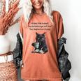 At Times I Think To Myself Drop The Book And Get Stuff Done Women's Comfort Colors T-Shirt Yam