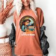 Never Underestimate The Power Of a Girl With a Book Reading Women's Comfort Colors T-Shirt Yam