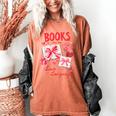 Valentines Book Lover Romance Books Are My Love Language Women's Comfort Colors T-Shirt Yam