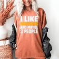 Video Editor Introvert Editing Production Filmmaking Job Women's Comfort Colors T-Shirt Yam