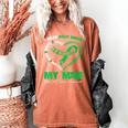 I Wear Kelly Green In My Memory Of My Mom Bile Duct Cancer Women's Comfort Colors T-Shirt Yam