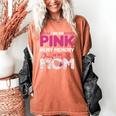 I Wear Pink In My Memory Of My Mom Support For Mom Grandma Women's Comfort Colors T-Shirt Yam I Wear Pink In My Memory Of My Mom Support For Mom Grandma Women's Comfort Colors T-Shirt Yam