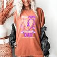 I Wear Purple In Memory Of My Dad Alzheimer's Awareness Women's Comfort Colors T-Shirt Yam
