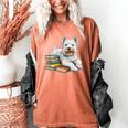 West Highland Terrier Books Dog Breed Westie For Men Women Kids Women's Comfort Colors T-Shirt Yam
