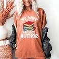 My Wife Is My Favorite Author Book Writer Women's Comfort Colors T-Shirt Yam My Wife Is My Favorite Author Book Writer Women's Comfort Colors T-Shirt Yam